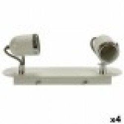 Полилей Grundig Бял Метал GU10 50 W 8 x 13 x 31 cm (4 броя) - Настолни лампи