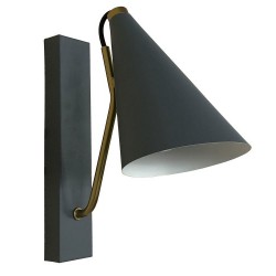 Настолна лампа DKD Home Decor Син Метал Златен (12 x 25 x 29 cm) - Осветителни тела