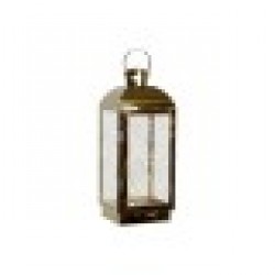 Latern DKD Home Decor Златен Неръждаема стомана 15 x 14 x 36 cm - Осветителни тела
