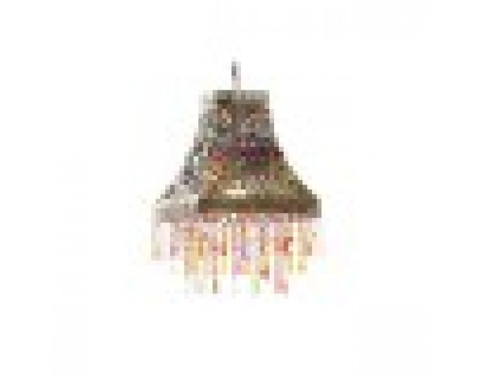 Полилей DKD Home Decor Метал Мед Многоцветен 40 W 50 W 28 x 28 x 30 cm Полилей DKD Home Decor Метал Мед Многоцветен 40 W 50 W 28 x 28 x 30 cm