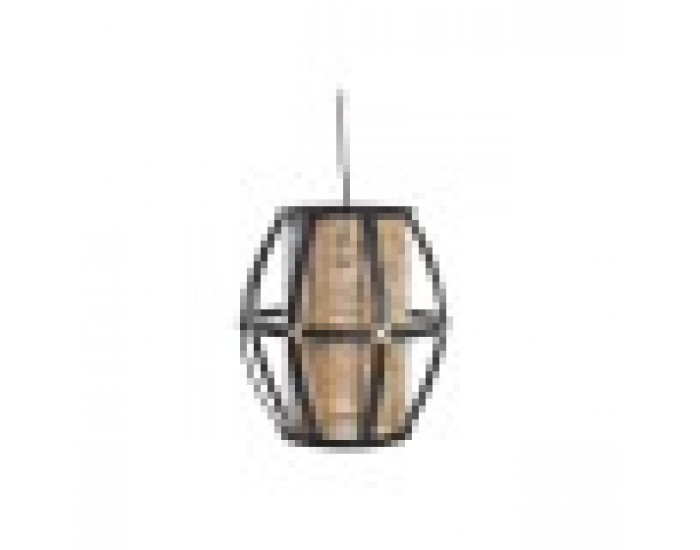 Полилей DKD Home Decor Черен Кафяв 220 V 50 W (34 x 34 x 35 cm)