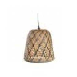 Полилей DKD Home Decor Черен Кафяв 220 V 50 W (41 x 41 x 39 cm) - Осветителни тела