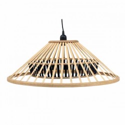 Полилей DKD Home Decor Кафяв Бамбук 50 W (60 x 60 x 21 cm) - Осветителни тела
