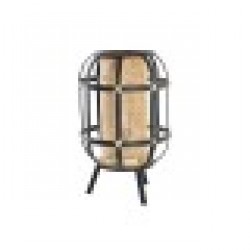 Настолна лампа DKD Home Decor Черен Кафяв Колониален 220 V 50 W (31 x 31 x 51 cm) - Осветителни тела