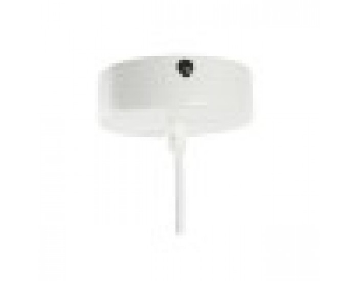 Полилей DKD Home Decor Метал Бял Светло кафяв Pатан 50 W (30 x 30 x 38 cm)