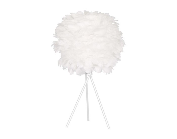 Настолна лампа DKD Home Decor Бял Метал Перо (42 x 42 x 60 cm) Настолна лампа DKD Home Decor Бял Метал Перо (42 x 42 x 60 cm)