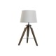 Настолна лампа Home ESPRIT Бял Кафяв Дървен 36 x 36 x 60 cm Настолна лампа Home ESPRIT Бял Кафяв Дървен 36 x 36 x 60 cm