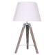 Настолна лампа Home ESPRIT Бял Кафяв Дървен 36 x 36 x 60 cm Настолна лампа Home ESPRIT Бял Кафяв Дървен 36 x 36 x 60 cm