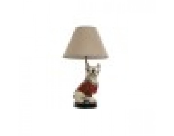 Настолна лампа Home ESPRIT Бял Червен Метал Смола 50 W 220 V 26 x 26 x 46 cm