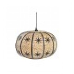 Полилей DKD Home Decor Кафяв Черен 50 W 50 x 50 x 31 cm - Осветителни тела