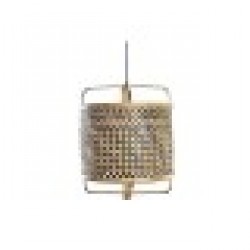 Полилей DKD Home Decor Черен Кафяв 220 V 50 W (36 x 36 x 48 cm) - Осветителни тела