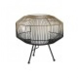 Настолна лампа DKD Home Decor Черен Златен Желязо 50 W 220 V 39 x 39 x 38 cm - Осветителни тела