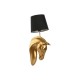 Стенна лампа Home ESPRIT Черен Златен Кон 220 V 18 x 21,5 x 50,5 cm (2 броя) Стенна лампа Home ESPRIT Черен Златен Кон 220 V 18 x 21,5 x 50,5 cm (2 броя)