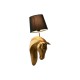 Стенна лампа Home ESPRIT Черен Златен Кон 220 V 18 x 21,5 x 50,5 cm (2 броя) Стенна лампа Home ESPRIT Черен Златен Кон 220 V 18 x 21,5 x 50,5 cm (2 броя)