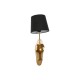 Стенна лампа Home ESPRIT Черен Златен Кон 220 V 18 x 21,5 x 50,5 cm (2 броя) Стенна лампа Home ESPRIT Черен Златен Кон 220 V 18 x 21,5 x 50,5 cm (2 броя)