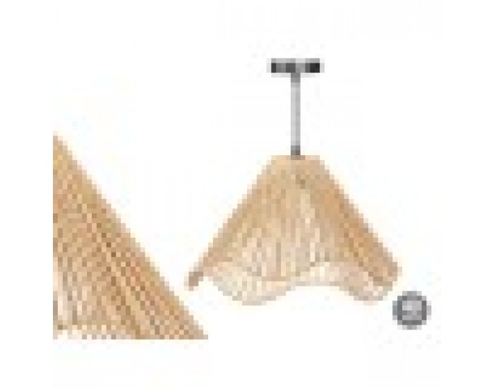 Полилей GiftDecor 23B545C Черен Естествен Метал хартия 40 W 40 x 25 x 40 cm (4 броя) Полилей GiftDecor 23B545C Черен Естествен Метал хартия 40 W 40 x 25 x 40 cm (4 броя)