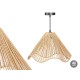 Полилей GiftDecor 23B545C Черен Естествен Метал хартия 40 W 40 x 25 x 40 cm (4 броя) Полилей GiftDecor 23B545C Черен Естествен Метал хартия 40 W 40 x 25 x 40 cm (4 броя)