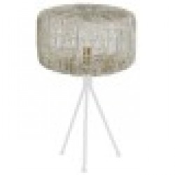 Настолна лампа DKD Home Decor Бял 220 V 50 W (33 x 33 x 50 cm) - Настолни лампи
