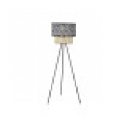 Лампион DKD Home Decor Естествен Черен Метал Палми полиестер Колониален (60 x 60 x 129 cm) - Осветителни тела