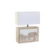 Настолна лампа DKD Home Decor Кафяв Бял 220 V 50 W Индианец (33 x 12 x 41 cm)