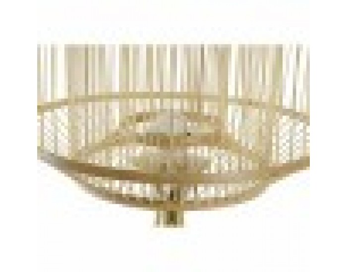 Купол на Лампа DKD Home Decor Естествен Бамбук 40 x 40 x 28 cm