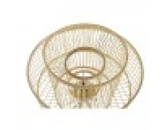 Купол на Лампа DKD Home Decor Естествен Бамбук 40 x 40 x 28 cm