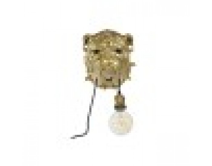 Стенна лампа Home ESPRIT Златен Смола 50 W Модерен Булдог 220 V 25 x 23 x 29 cm Стенна лампа Home ESPRIT Златен Смола 50 W Модерен Булдог 220 V 25 x 23 x 29 cm