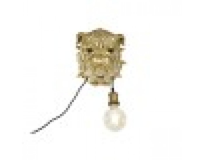 Стенна лампа Home ESPRIT Златен Смола 50 W Модерен Булдог 220 V 25 x 23 x 29 cm Стенна лампа Home ESPRIT Златен Смола 50 W Модерен Булдог 220 V 25 x 23 x 29 cm
