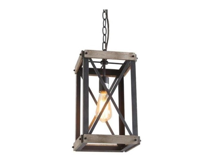 Полилей DKD Home Decor Кафяв Черен Метал Бор (23 x 23 x 41 cm)