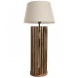 Настолна лампа Home ESPRIT Кафяв Дърво манго 50 W 220 V 23 x 23 x 72 cm - Настолни лампи