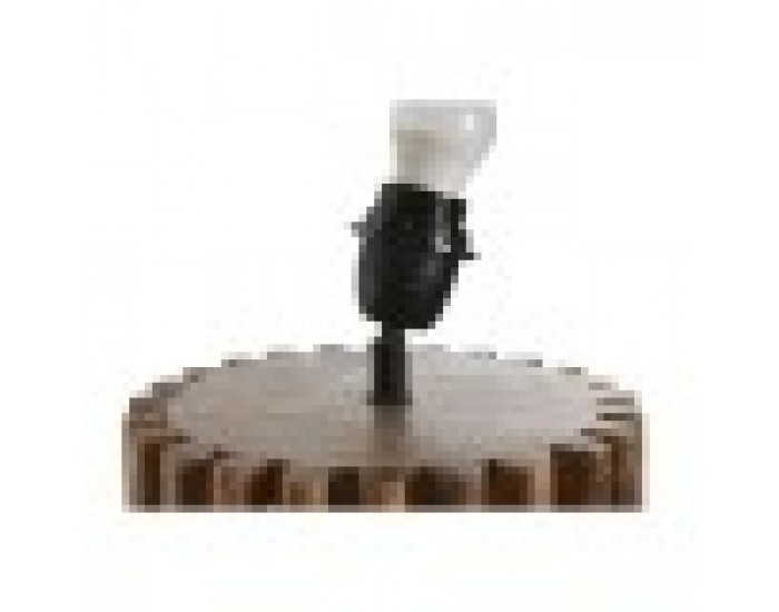 Настолна лампа Home ESPRIT Кафяв Дърво манго 50 W 220 V 23 x 23 x 72 cm