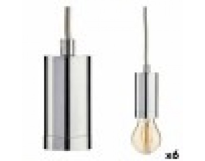 Полилей 220-250 V 60 W Сребрист Метал (6 броя)