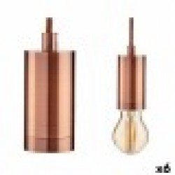 Полилей Бронз Метал 60 W 9,5 x 9,5 x 9,7 cm (6 броя) - Осветителни тела