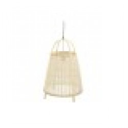 Полилей DKD Home Decor Естествен Сметана 220 V 50 W (47 x 47 x 64 cm) - Осветителни тела