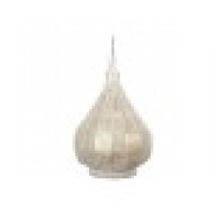 Полилей Home ESPRIT Бял Златен Метал 40 W 40 x 40 x 55 cm - Настолни лампи