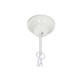 Полилей Home ESPRIT Бял хартия Желязо 50 W 33 x 33 x 26 cm Полилей Home ESPRIT Бял хартия Желязо 50 W 33 x 33 x 26 cm