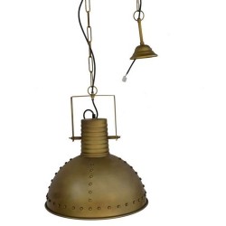 Полилей DKD Home Decor Златен Метал 50 W (41 x 41 x 49 cm) - Осветителни тела