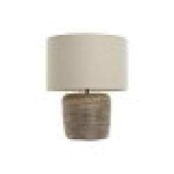 Настолна лампа Home ESPRIT Бял Кафяв 50 W 220 V 38 x 38 x 47 cm - Настолни лампи