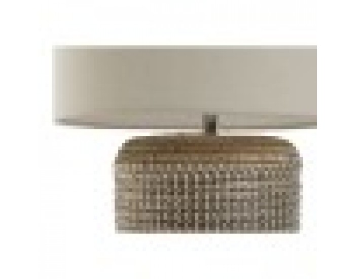 Настолна лампа Home ESPRIT Бял Кафяв 50 W 220 V 38 x 38 x 47 cm Настолна лампа Home ESPRIT Бял Кафяв 50 W 220 V 38 x 38 x 47 cm