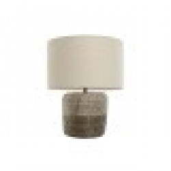 Настолна лампа Home ESPRIT Бял Кафяв 50 W 220 V 38 x 38 x 47 cm - Настолни лампи