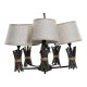 Полилей DKD Home Decor полиестер Метал (55 x 55 x 100 cm) Полилей DKD Home Decor полиестер Метал (55 x 55 x 100 cm)