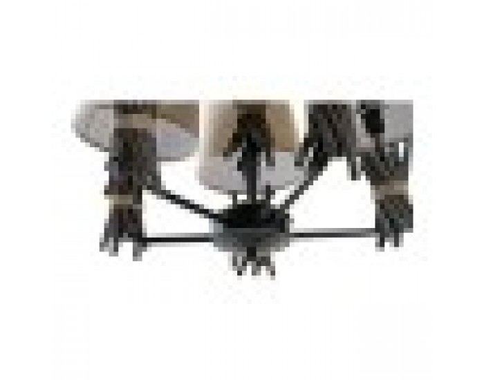 Полилей DKD Home Decor полиестер Метал (55 x 55 x 100 cm) Полилей DKD Home Decor полиестер Метал (55 x 55 x 100 cm)