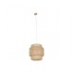 Полилей Home ESPRIT Светло кафяв Бамбук 50 x 50 x 55 cm - Настолни лампи
