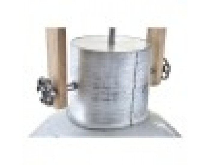 Полилей DKD Home Decor Сребрист Кафяв 220 V 50 W (40 x 40 x 50 cm)