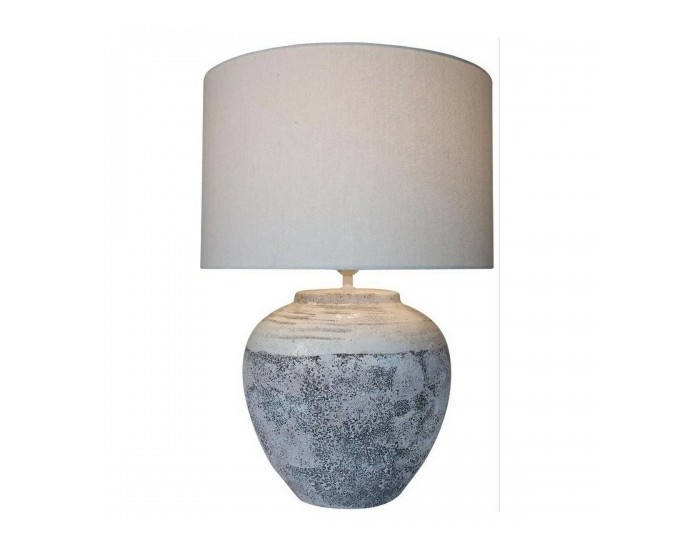 Настолна лампа DKD Home Decor Бял Сив Керамика Пластмаса Пластно 50 W 220 V 42 x 42 x 60 cm Настолна лампа DKD Home Decor Бял Сив Керамика Пластмаса Пластно 50 W 220 V 42 x 42 x 60 cm