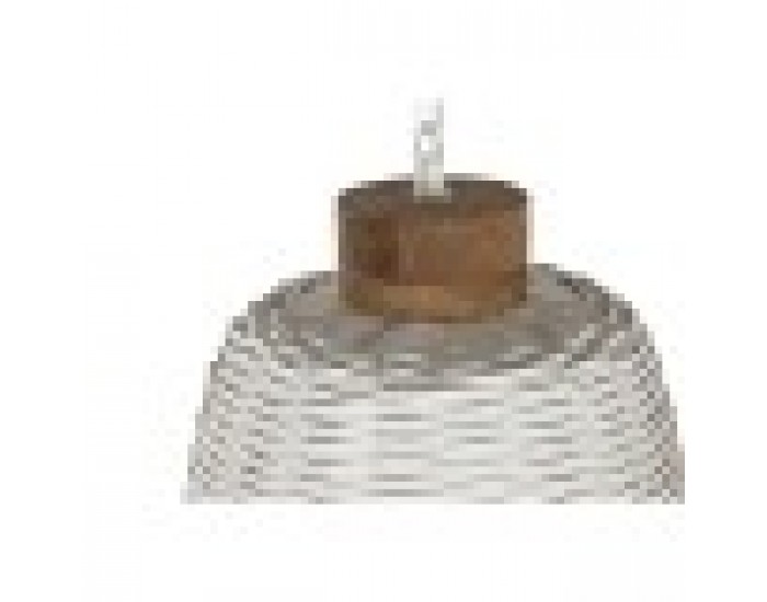 Полилей Home ESPRIT Бял Бамбук Дърво манго 50 W 48 x 48 x 57 cm
