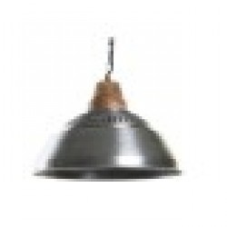 Полилей DKD Home Decor Сребрист Кафяв Желязо Дърво манго 50 W (43 x 43 x 31 cm) - Осветителни тела