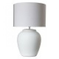 Настолна лампа DKD Home Decor Бял Порцелан 25 W 50 W 220 V 38 x 38 x 58 cm - Настолни лампи