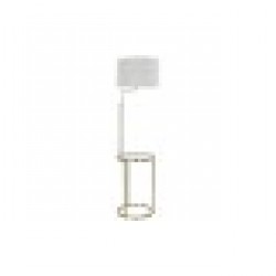 Лампион DKD Home Decor 43,5 x 40 x 154 cm Златен Метал Бял 220 V 50 W - Осветителни тела