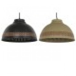 Полилей DKD Home Decor Кафяв Черен Сметана Метал 50 W 39 x 39 x 22 cm (2 броя) - Осветителни тела